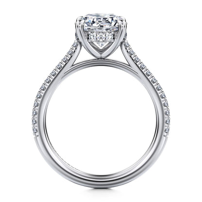 Gabriel & Co. Round Semi-Mount Engagement Ring - Diamond Semi-Mount Rings