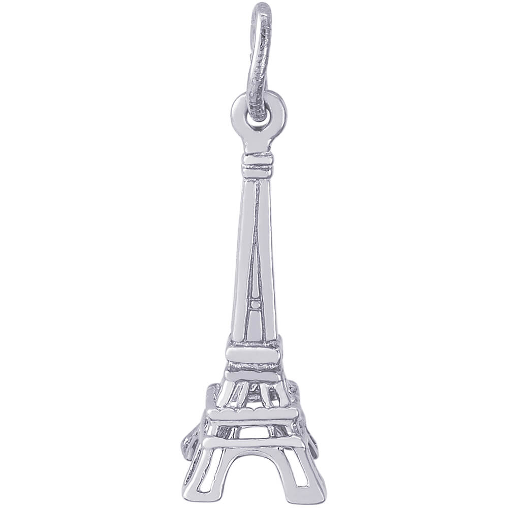 Rembrandt Eiffel Tower Charm - Silver Charms