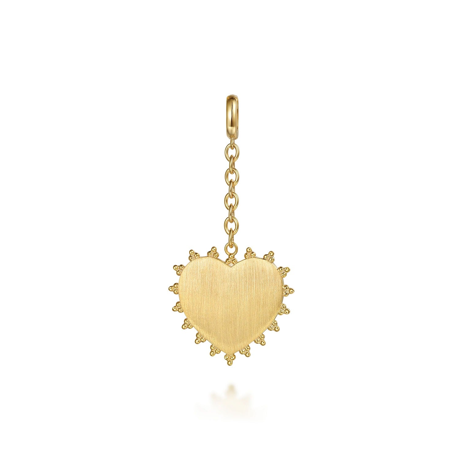 Gabriel & Co. Heart Pendant - Gold Pendants / Charms