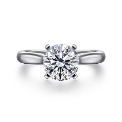 Gabriel & Co. White Gold Round Semi-Mount Engagement Ring - Diamond Semi-Mount Rings