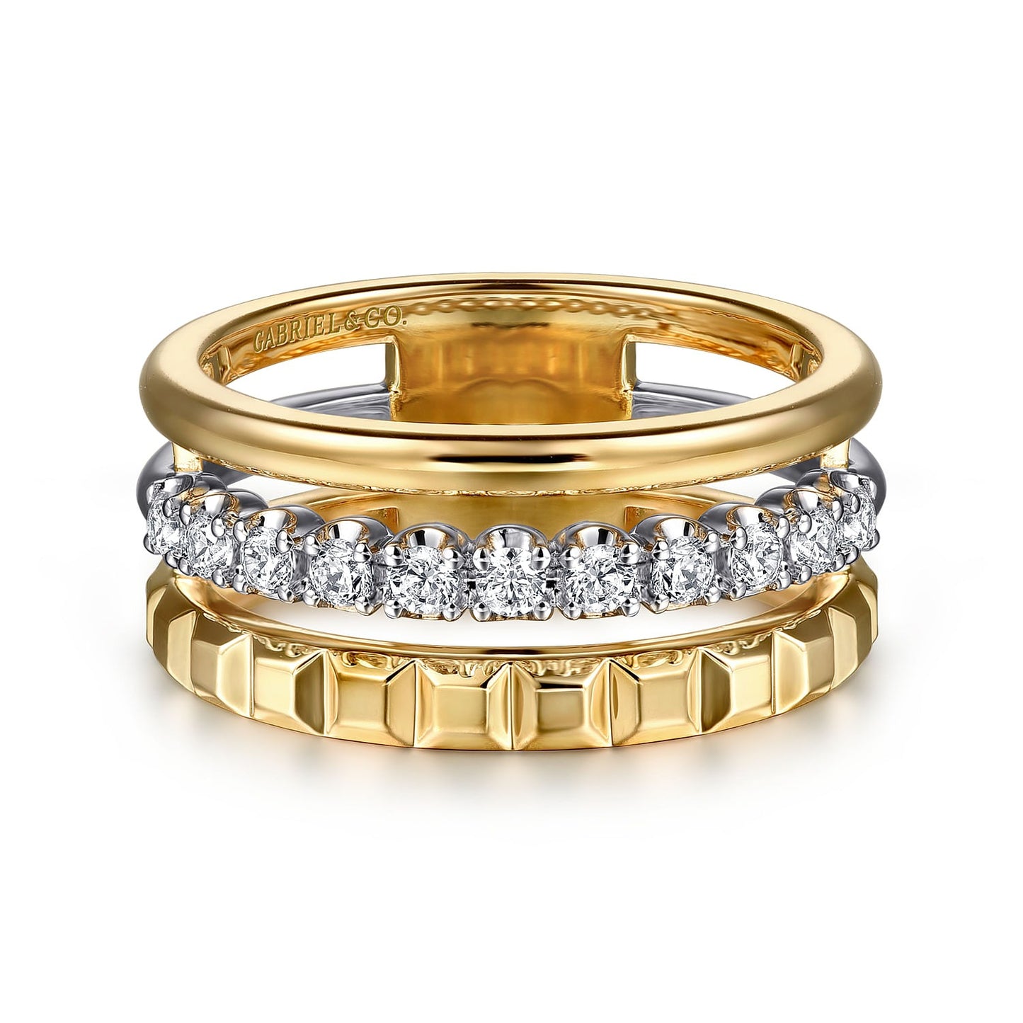 Gabriel & Co. Stackable Ring - Diamond Fashion Rings - Women's
