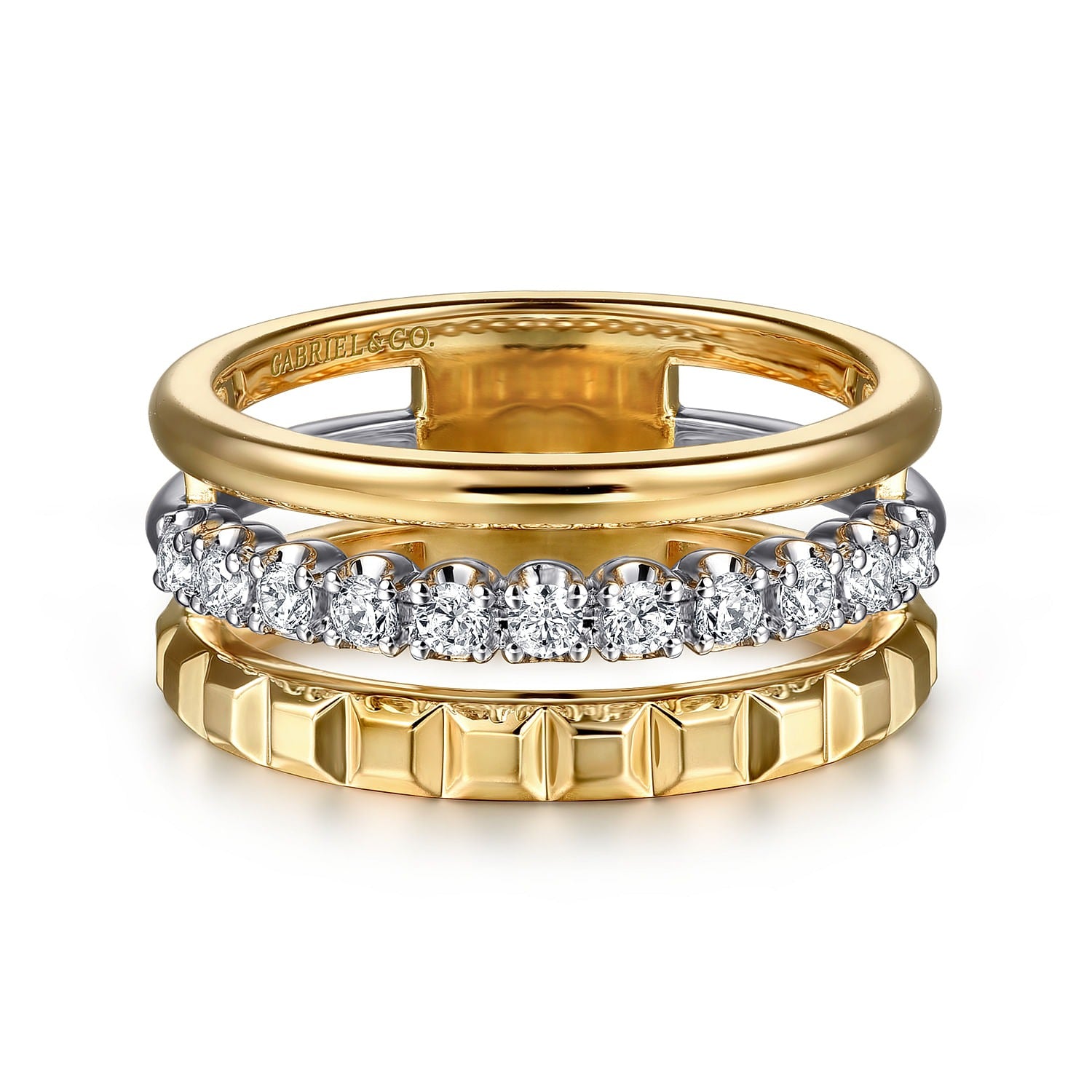 Gabriel & Co. Stackable Ring - Diamond Fashion Rings - Women's