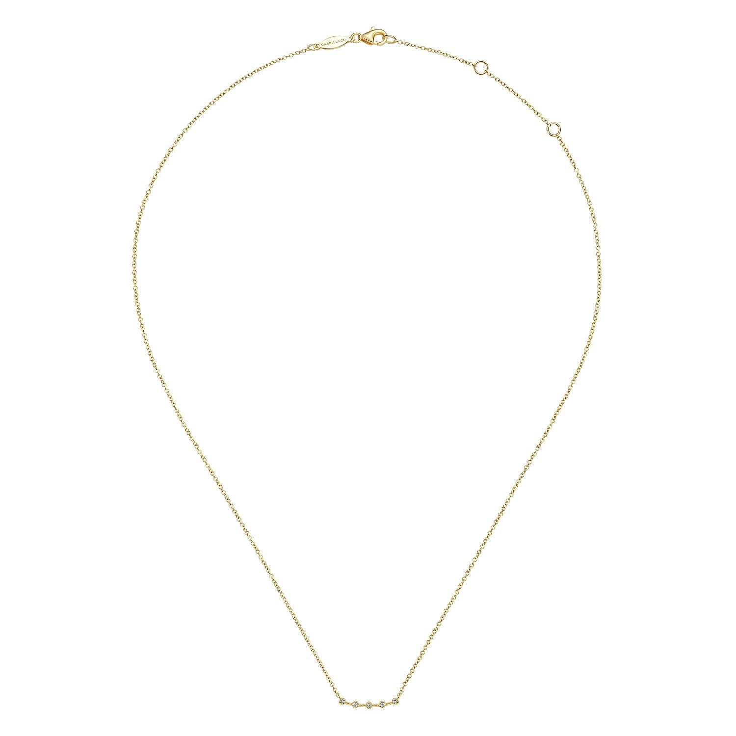 Gabriel & Co. Necklace - Diamond Pendants