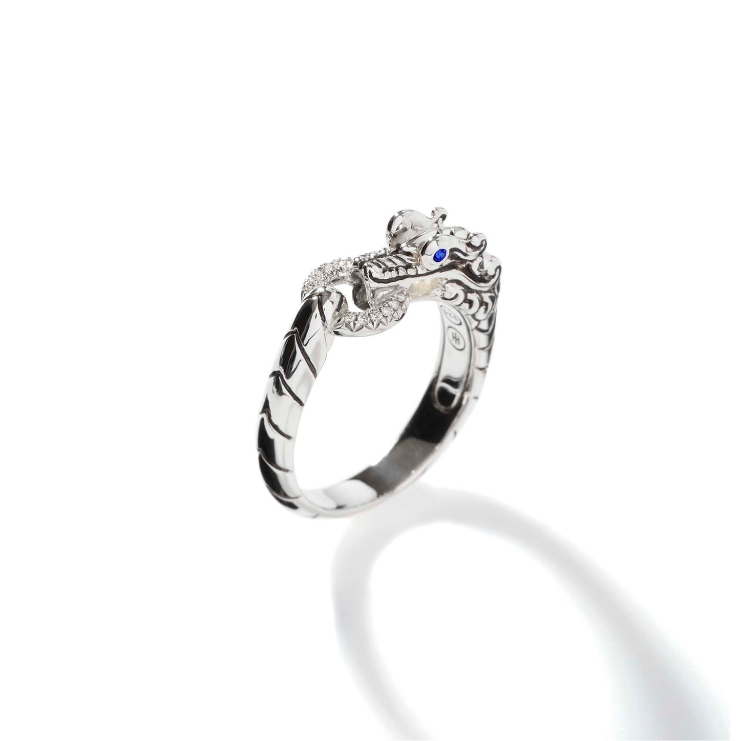 John Hardy Sterling Silver Naga Ring