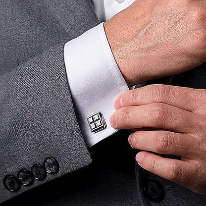 Gabriel & Co Sterling Silver Square Cufflinks