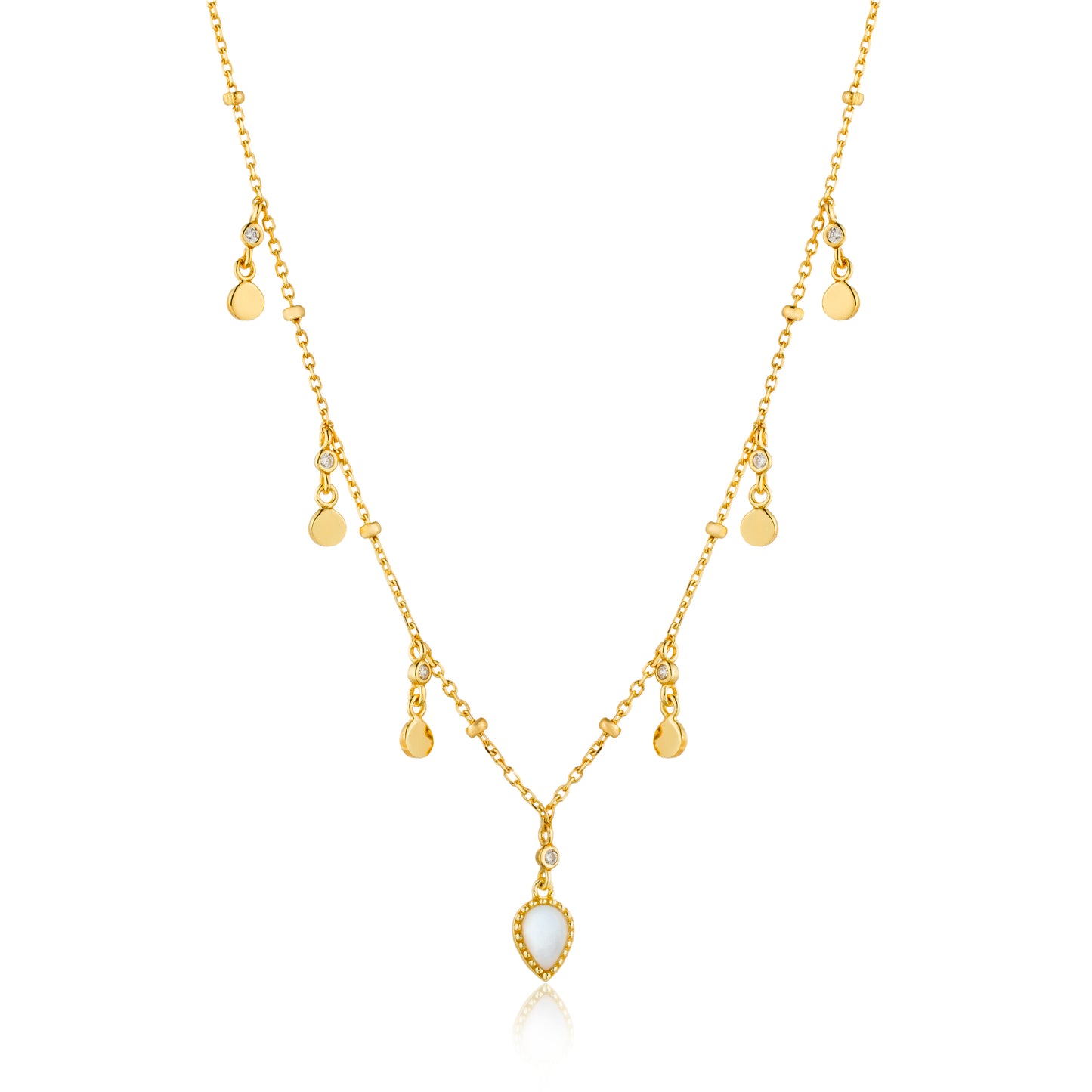 Ania Haie Dream Drop Discs Necklace