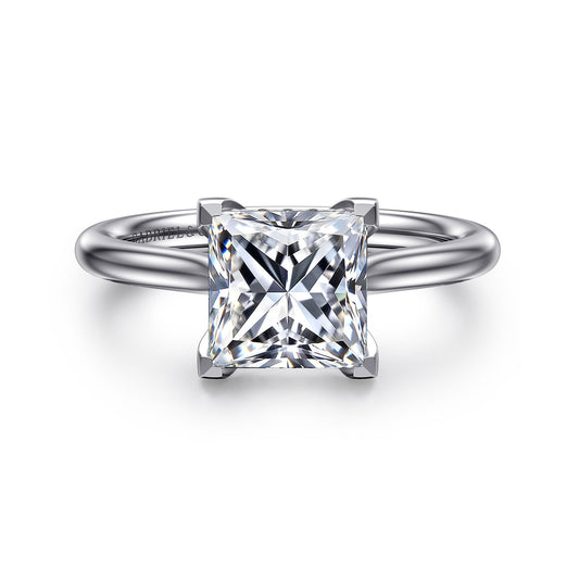 Gabriel & Co. Princess Cut Semi-Mount Engagement Ring