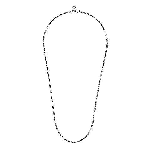 Gabriel & Co Sterling Silver Chain Necklace - Gents Necklace