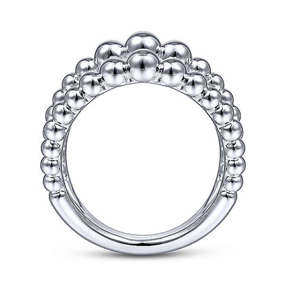 Gabriel & Co Sterling Silver Open Bujukan Ring - Ladies Silver Rings