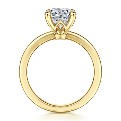 Gabriel & Co. Round Semi-Mount Engagement Ring