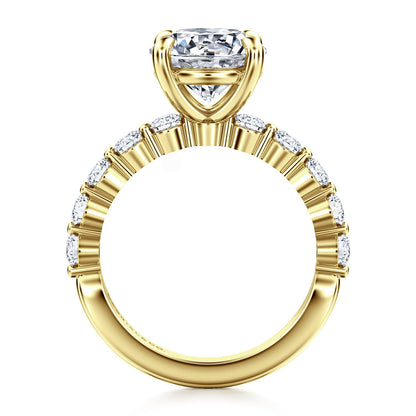 Gabriel & Co. Round Semi-Mount Engagement Ring - Diamond Semi-Mount Rings