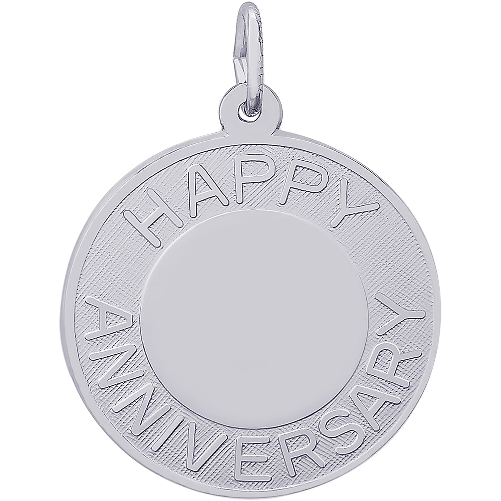 Rembrandt Anniversary Charm - Silver Charms