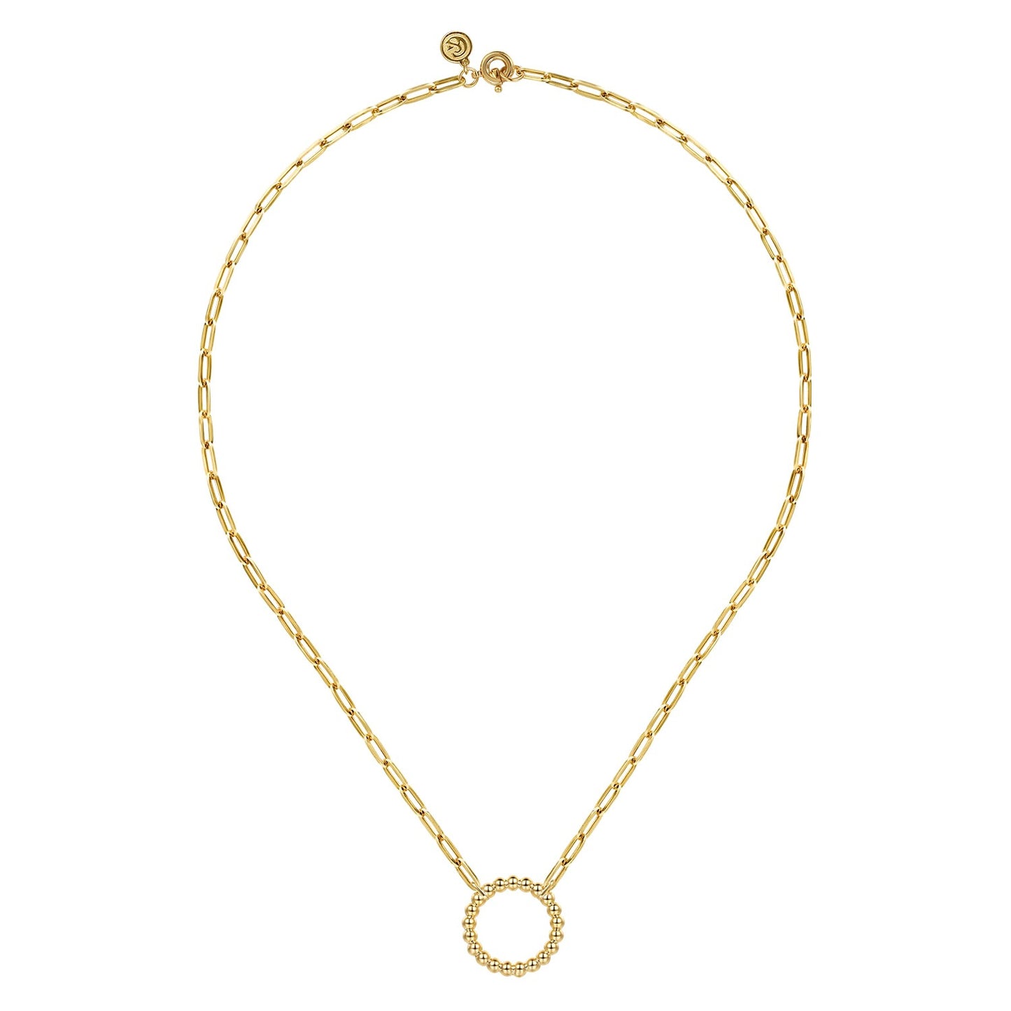 Gabriel & Co. Yellow Gold Necklace
