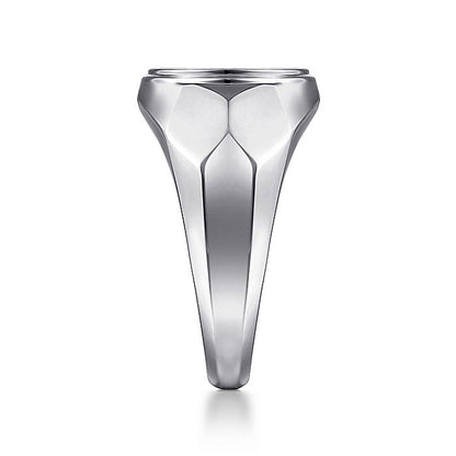 Gabriel & Co Sterling Silver Signet Ring