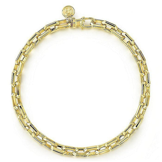 Gabriel & Co. Faceted Gold Bracelet