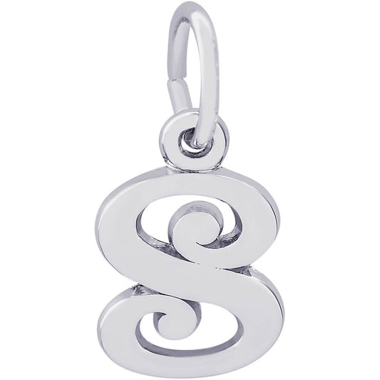 Rembrandt Initial S Charm - Silver Charms