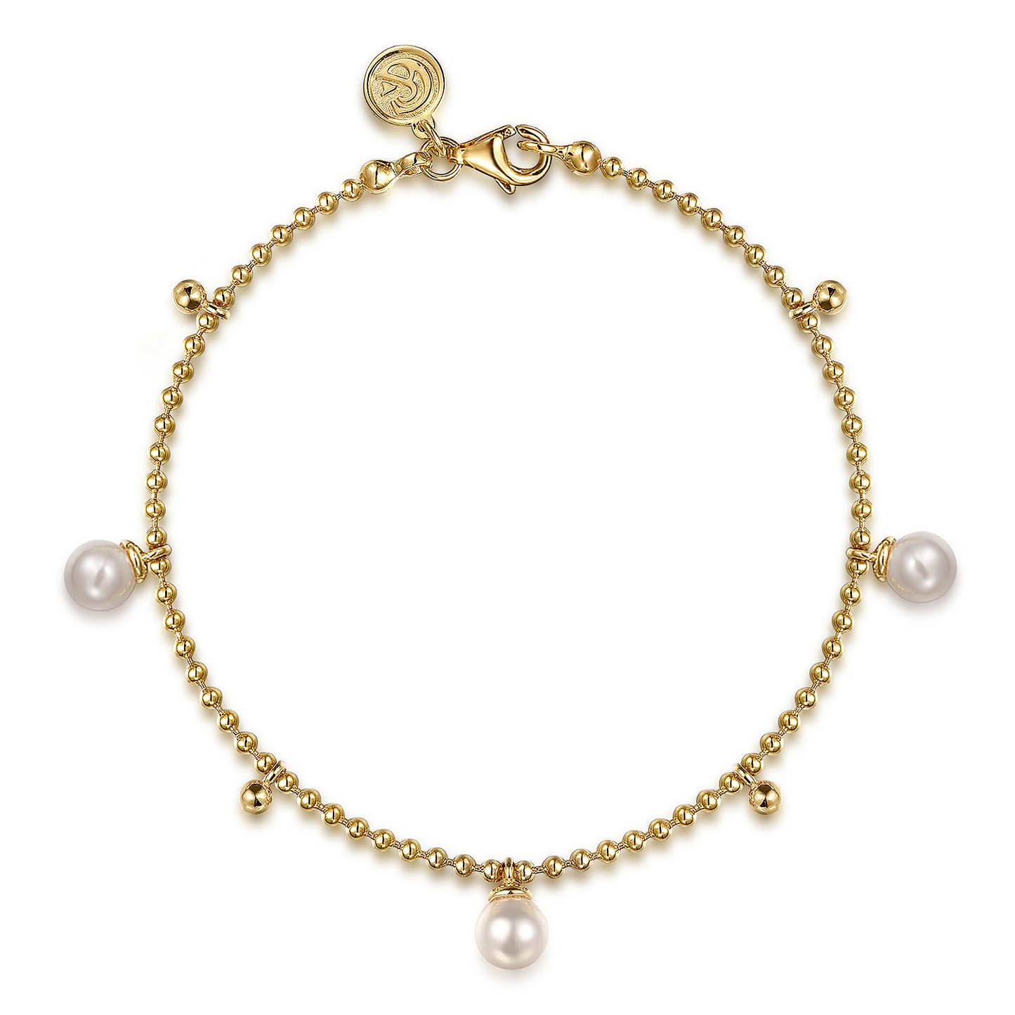 Gabriel & Co. Pearl Bracelet - Gold Bracelets