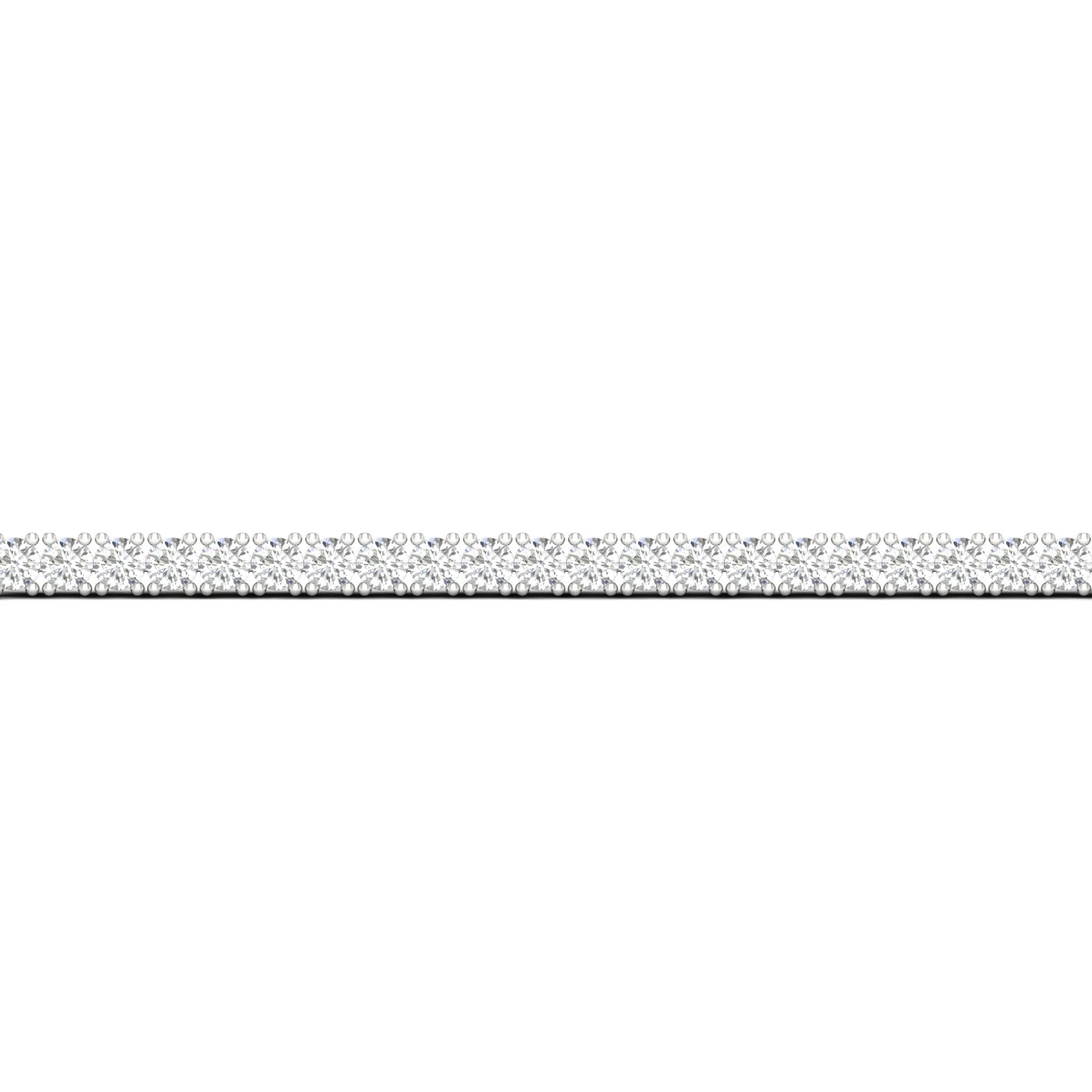 White Gold Laboratory Grown Diamond Tennis Bracelet