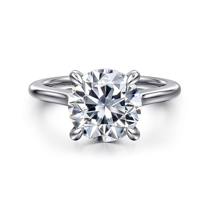 Gabriel & Co. Round Semi-Mount Engagement Ring - Diamond Semi-Mount Rings