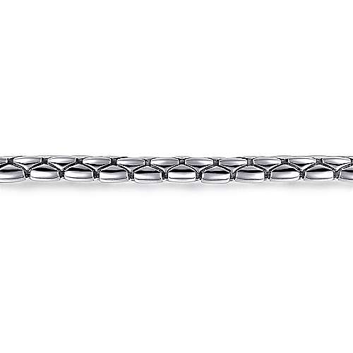 Gabriel & Co Sterling Silver Tubular Chain Bracelet - Gents Bracelet