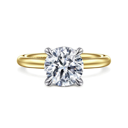 Gabriel & Co. Round Semi-Mount Engagement Ring - Diamond Semi-Mount Rings