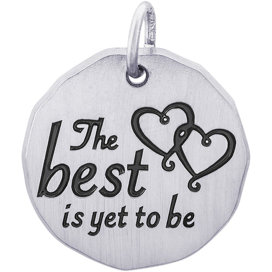 Rembrandt The Best Is Yet To Be Charm - Silver Charms