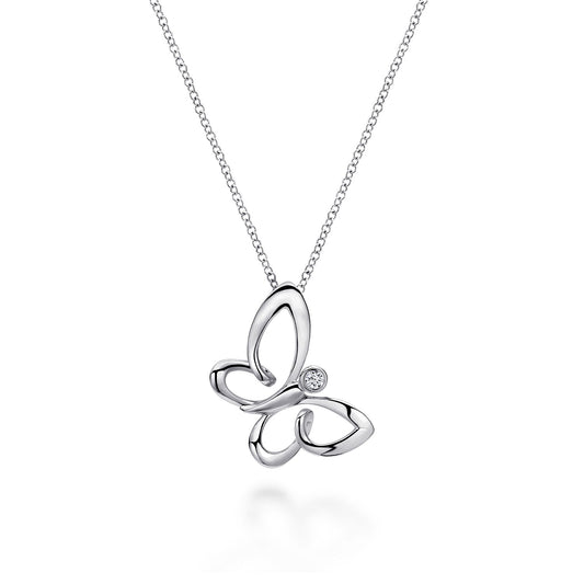 Gabriel & Co. Buttefly Pendant