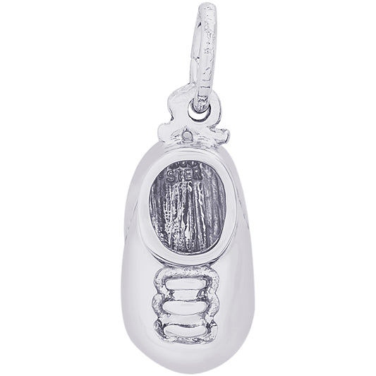 Rembrandt Baby Shoes Charm - Silver Charms