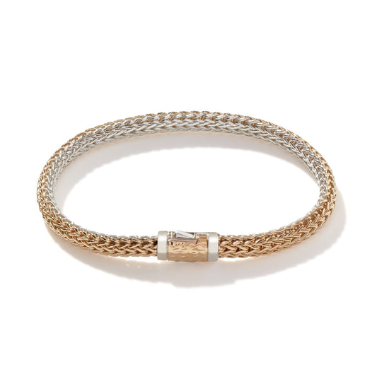 John Hardy Sterling Silver & Yellow Gold Karat Reverable Icon Bracelet