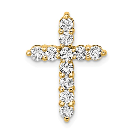 Laboratory Grown Diamond Cross Pendant - Diamond Pendants