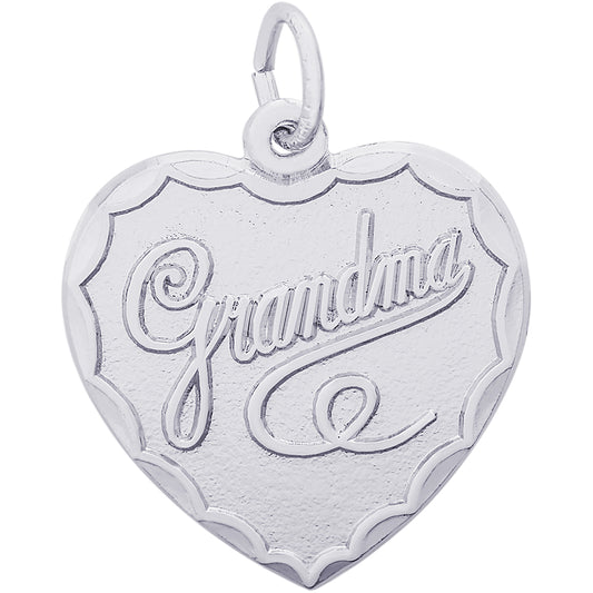 Rembrandt Grandma Charm - Silver Charms