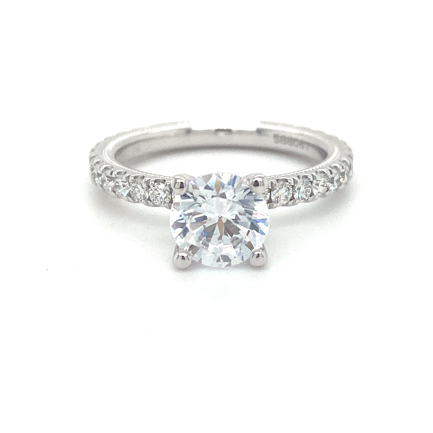 Verragio Tradition Collection White Gold Straight Semi-Mount Engagement Ring