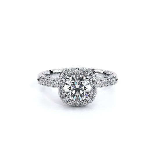 Verragio Classic Collection Cushion Halo Engagement Ring