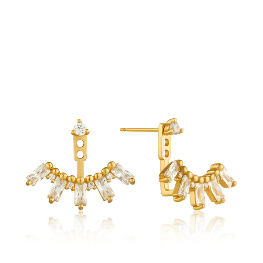 Ania Haie Cluster Ear Jackets - Silver Earrings