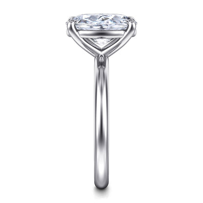 Gabriel & Co. Oval Semi-Mount Engagement Ring - Gold Remounts
