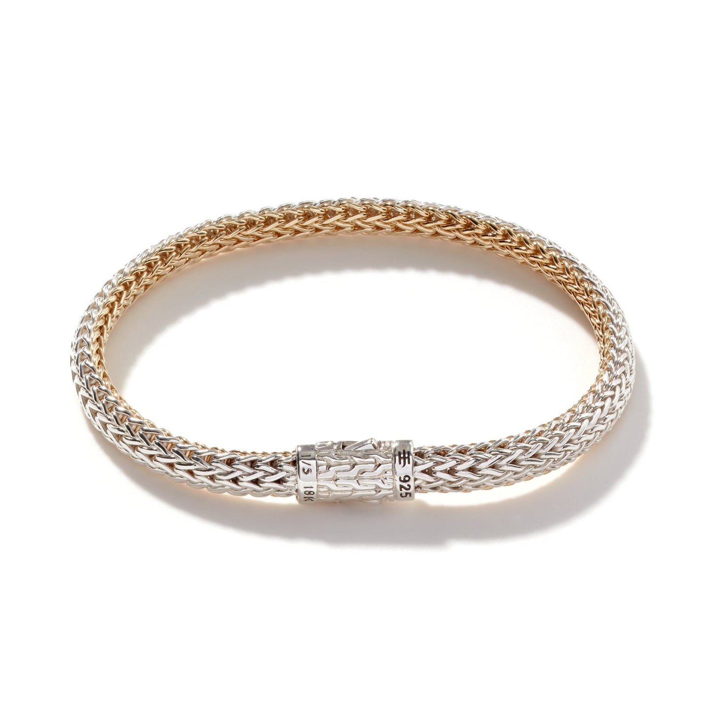 John Hardy Sterling Silver & Yellow Gold Karat Reverable Icon Bracelet