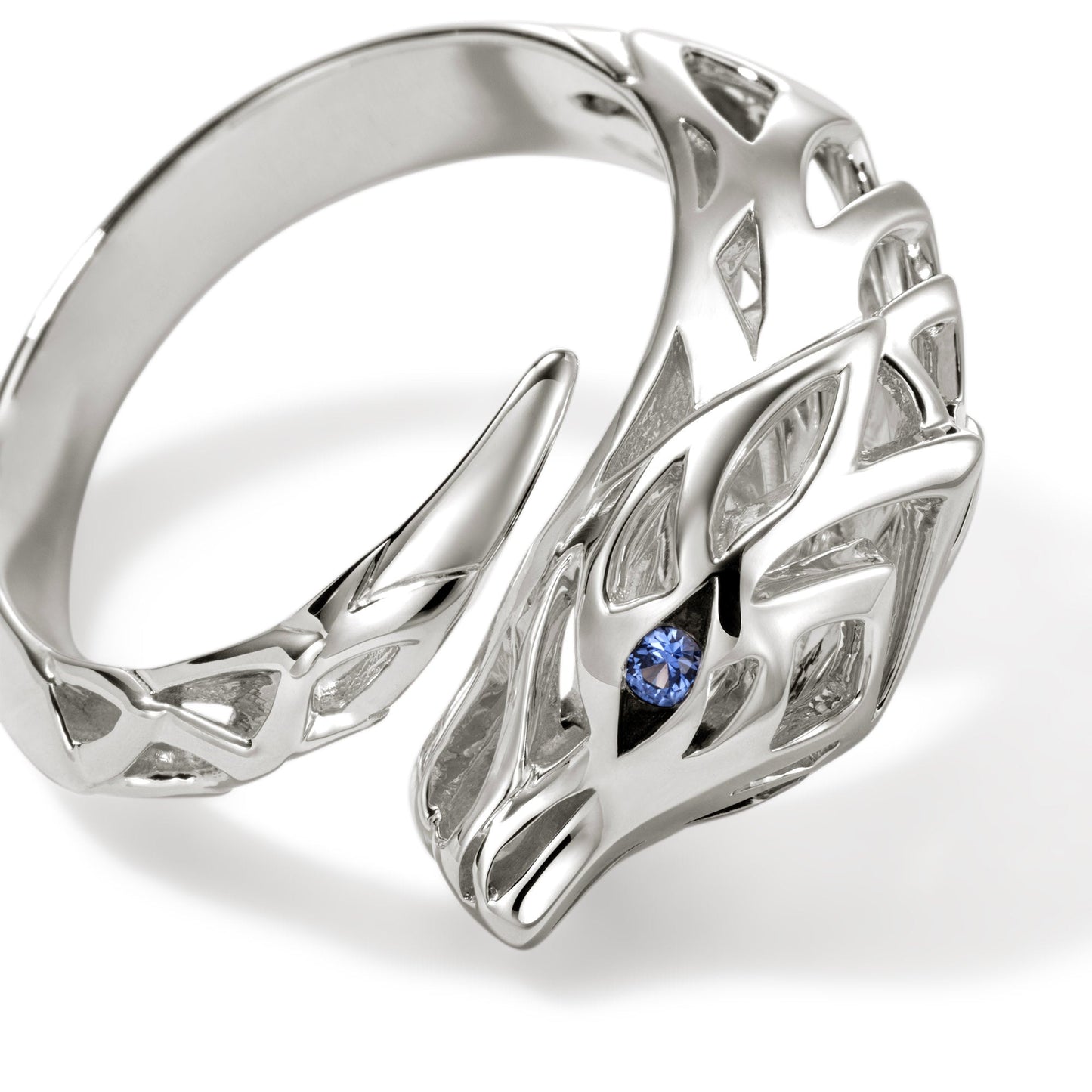 John Hardy Sterling Silver Naga Ring - Colored Stone Rings - Women's