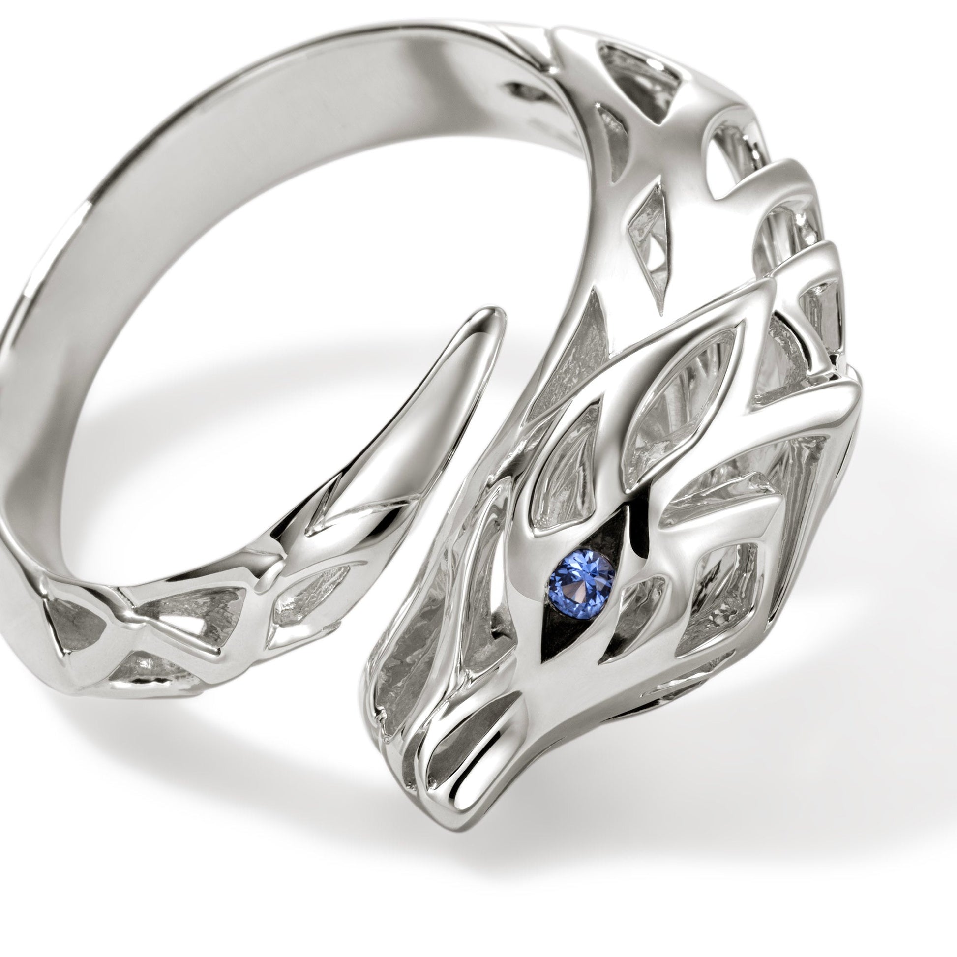 John Hardy Sterling Silver Naga Ring - Colored Stone Rings - Women's