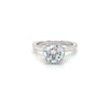 Verragio Tradition Collection White Gold Round Hidden Halo Semi-Mount Engagement Ring