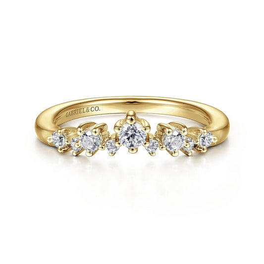 Gabriel & Co. Yellow Gold Diamond Ring
