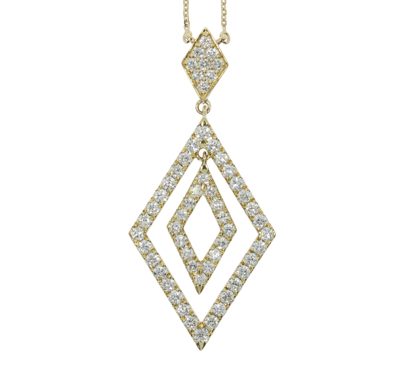 Yellow Gold DIamond Necklace
