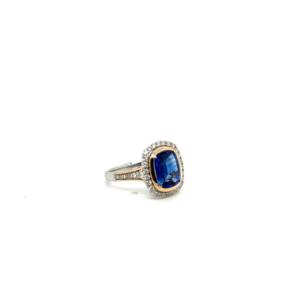Sapphire and Diamond Ring