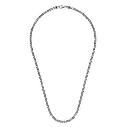 Gabriel & Co. Sterling Silver Box Chain - Gents Necklace
