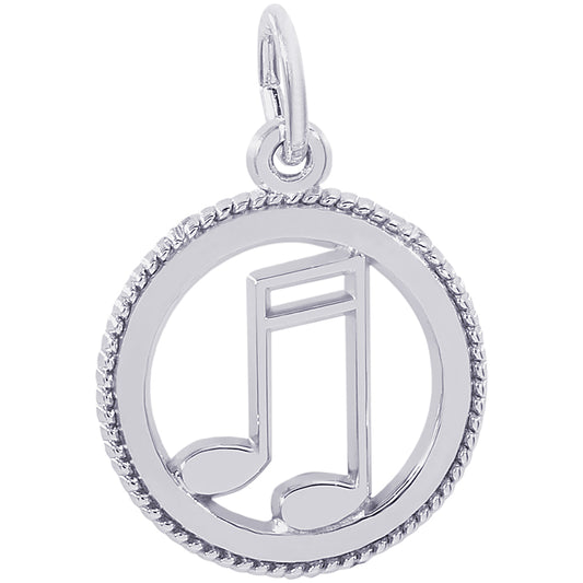 Rembrandt Music Charm - Silver Charms