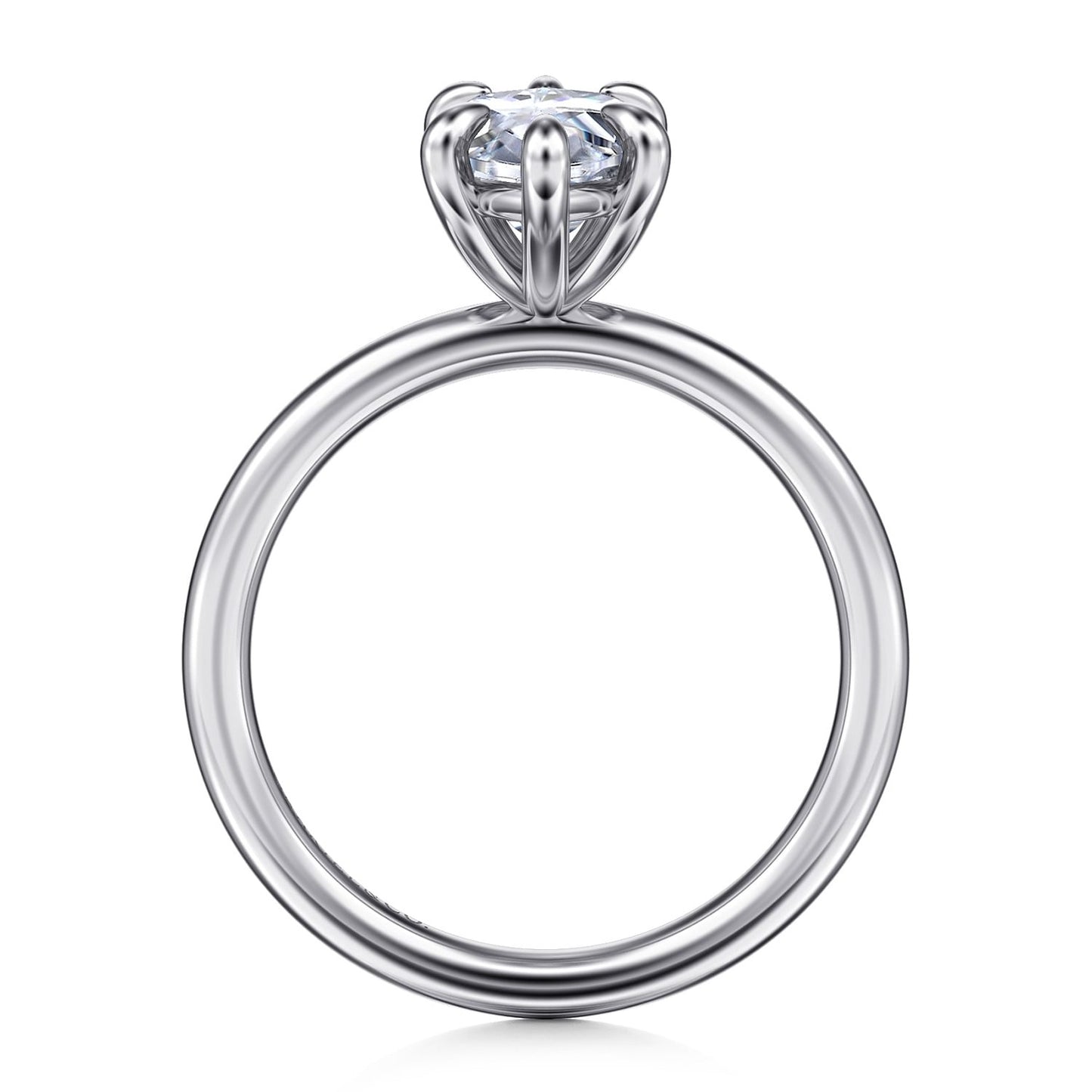 Gabriel & Co. Marquise Solitaire Engagement Ring - Gold Remounts