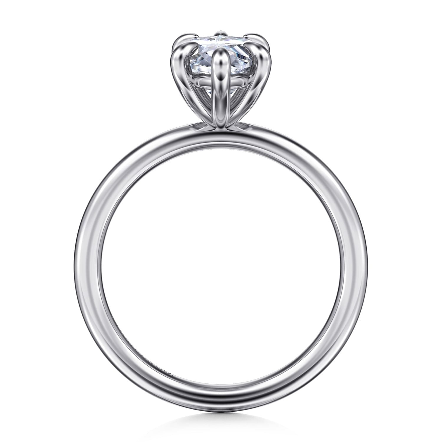 Gabriel & Co. Marquise Solitaire Engagement Ring - Gold Remounts