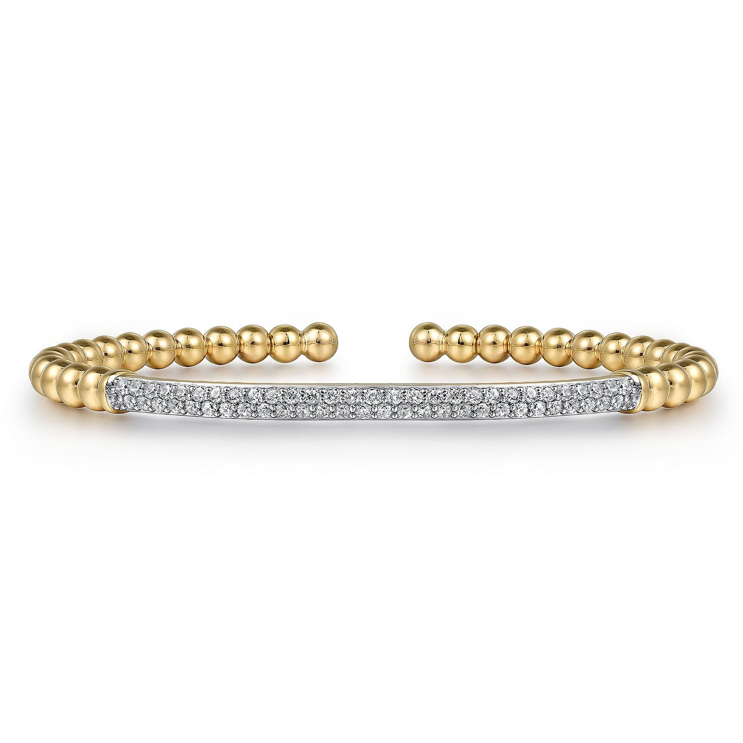 Gabriel & Co. Yellow Gold Diamond Bujukan Bracelet - Diamond Bracelets
