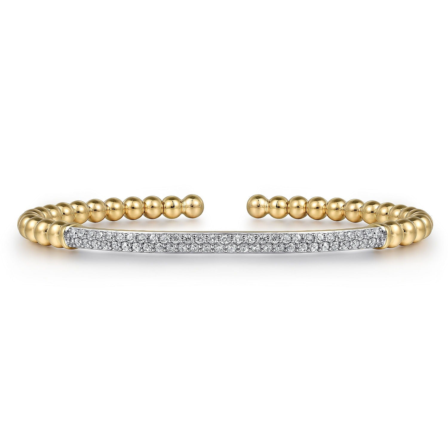Gabriel & Co. Yellow Gold Diamond Bujukan Bracelet - Diamond Bracelets