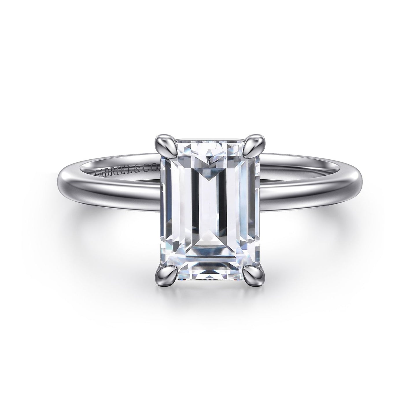Gabriel & Co. Emerald Cut Engagement Ring