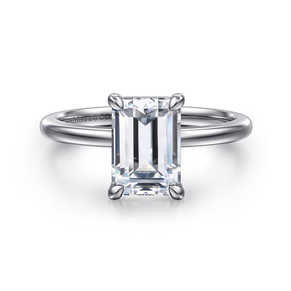 Gabriel & Co. Emerald Cut Engagement Ring